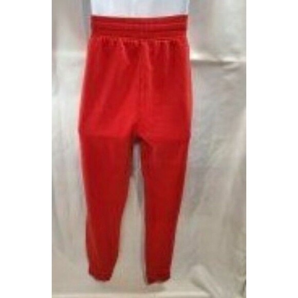 Men's Tek Gear Ultrasoft Fleece Jogger Pants Red Medium 0077 - Picture 4 of 5